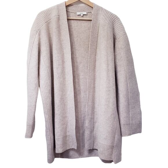 VINCE WOOL CASHMERE Open Cardigan Sweater Women's Size Large ~ Style V635078347 - Picture 1 of 10